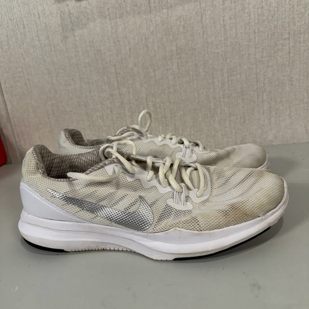 Size 9 - Nike In-Season‎ TR 7 White Metallic Silver Women
